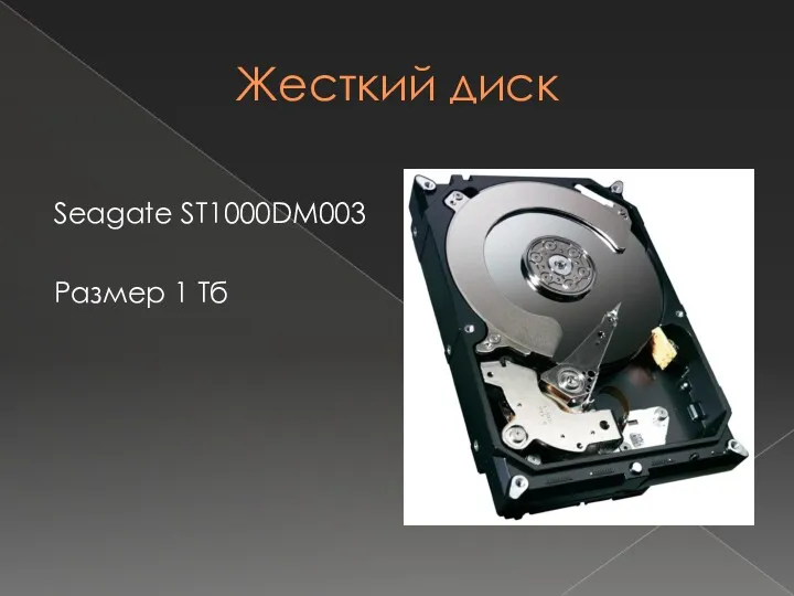 Жесткий диск Seagate ST1000DM003 Размер 1 Тб