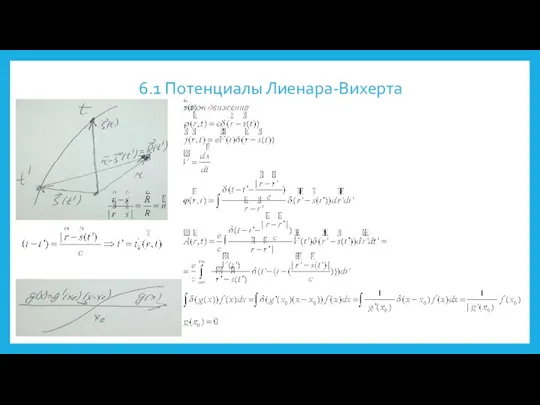 6.1 Потенциалы Лиенара-Вихерта