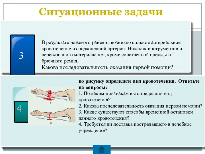 Ситуационные задачи по рисунку определите вид кровотечения. Ответьте на вопросы: