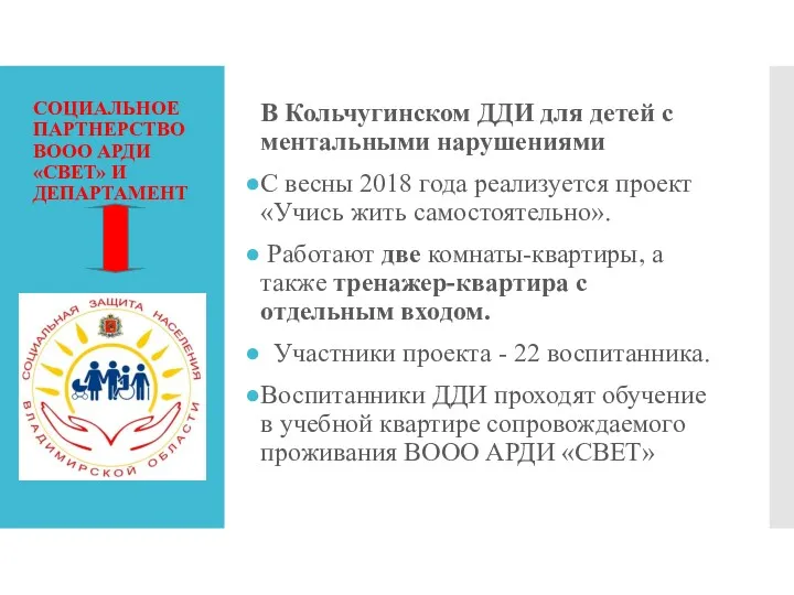 В Кольчугинском ДДИ для детей с ментальными нарушениями С весны