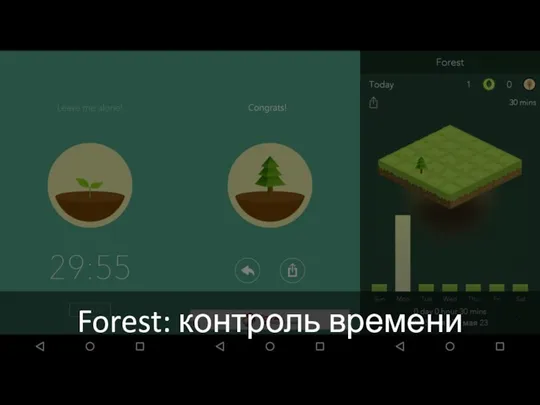 Forest: контроль времени