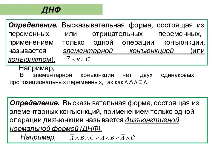 В элементарной конъюнкции нет двух одинаковых пропозициональных переменных, так как