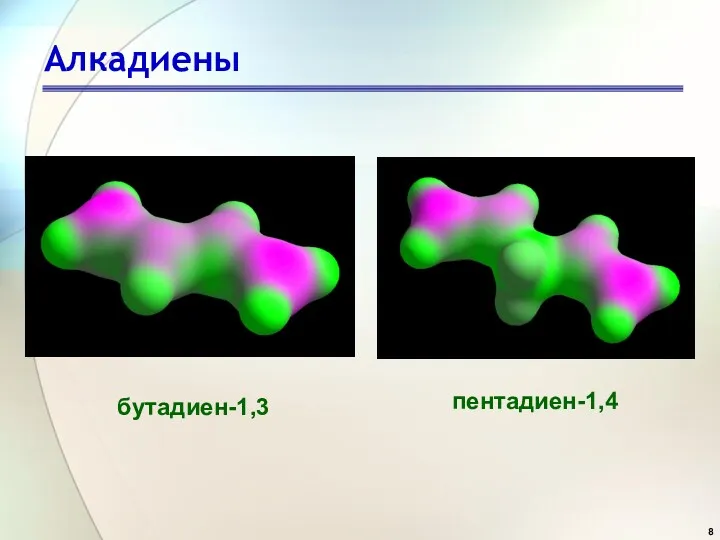 Алкадиены пентадиен-1,4 бутадиен-1,3