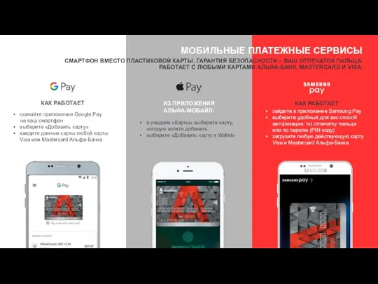 СМАРТФОН ВМЕСТО ПЛАСТИКОВОЙ КАРТЫ. ГАРАНТИЯ БЕЗОПАСНОСТИ – ВАШ ОТПЕЧАТОК ПАЛЬЦА.