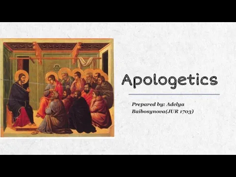 Apologetics