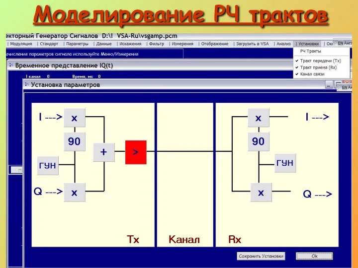 Моделирование РЧ трактов