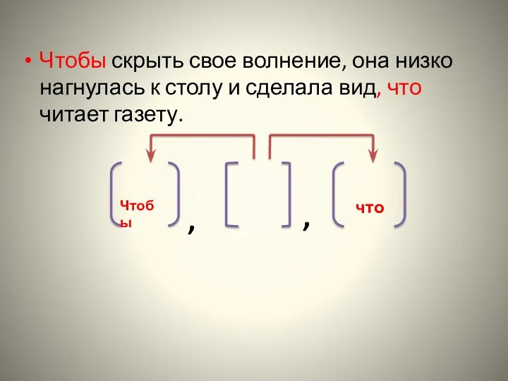 Чтобы скрыть свое волнение, она низко нагнулась к столу и