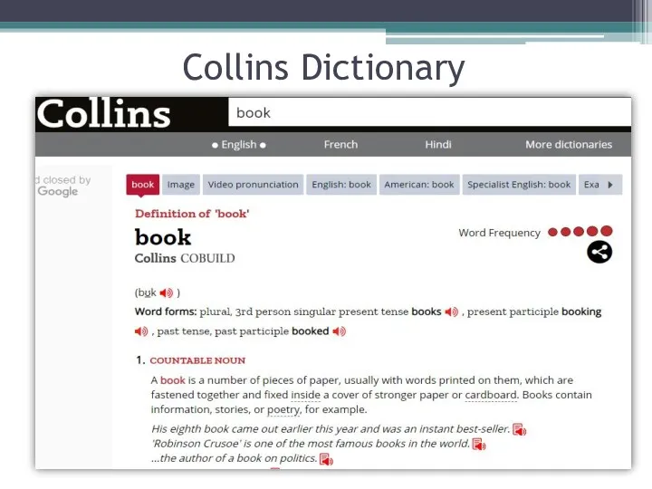 Collins Dictionary