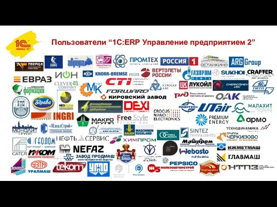 Пользователи “1С:ERP Управление предприятием 2”