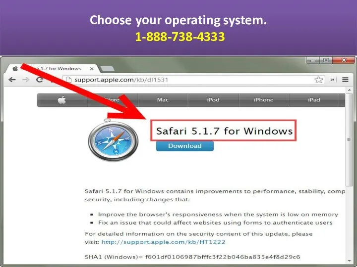Choose your operating system. 1-888-738-4333