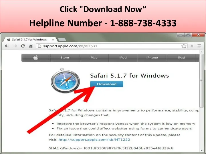 Click "Download Now“ Helpline Number - 1-888-738-4333