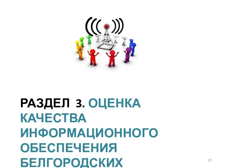 РАЗДЕЛ 3. ОЦЕНКА КАЧЕСТВА ИНФОРМАЦИОННОГО ОБЕСПЕЧЕНИЯ БЕЛГОРОДСКИХ ФЕСТИВАЛЕЙ