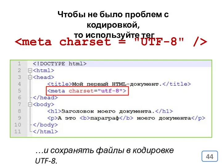 …и сохранять файлы в кодировке UTF-8. Чтобы не было проблем с кодировкой, то используйте тег