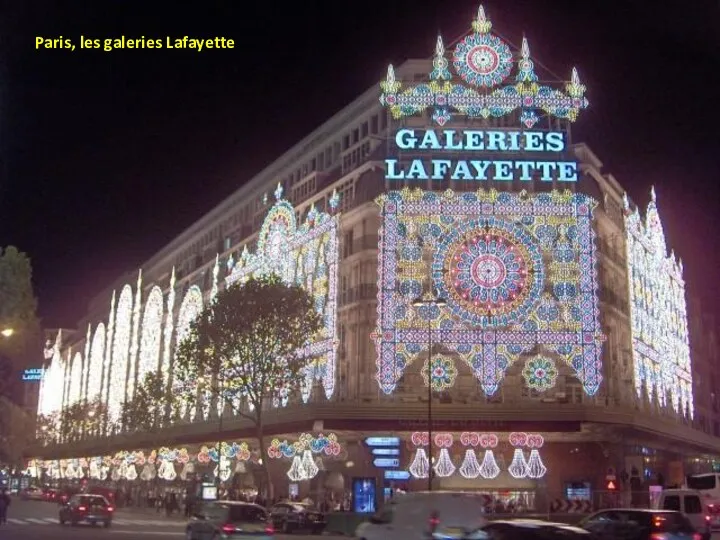 Paris, les galeries Lafayette