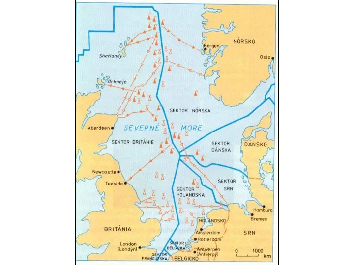 ťažba ropy v Severnom mori