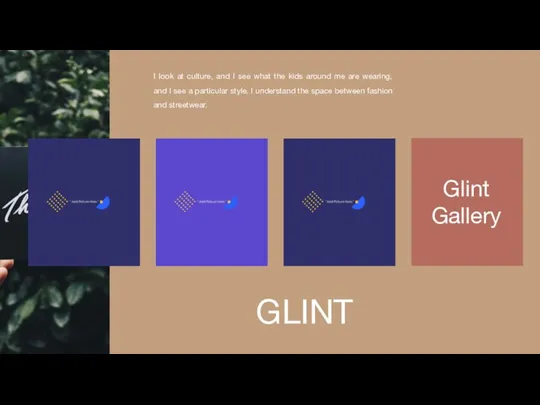 GLINT Glint Gallery I look at culture, and I see