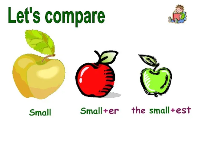 Small Small+er the small+est Let's compare