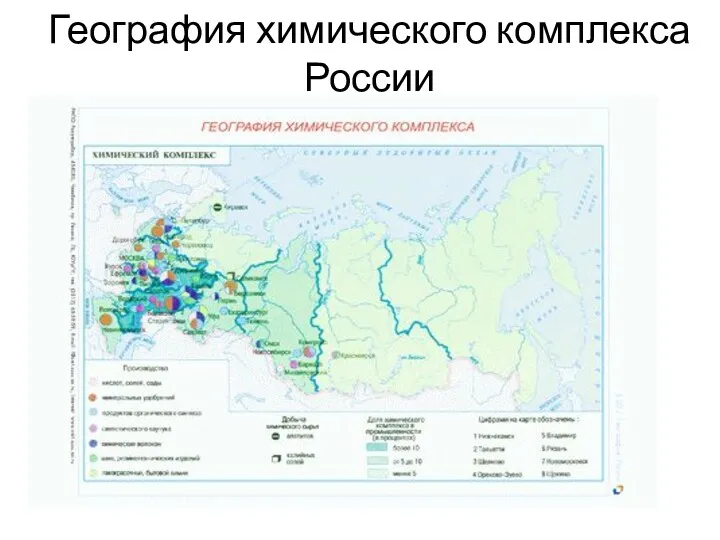 География химического комплекса России