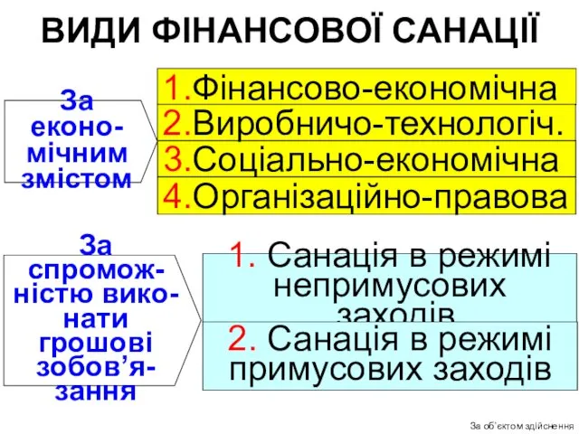 За еконо- мічним змістом За спромож- ністю вико- нати грошові