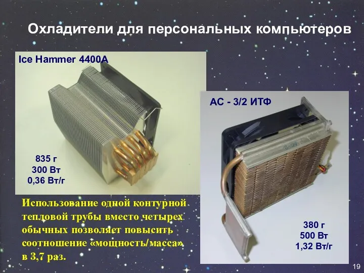 Охладители для персональных компьютеров Ice Hammer 4400A AC - 3/2