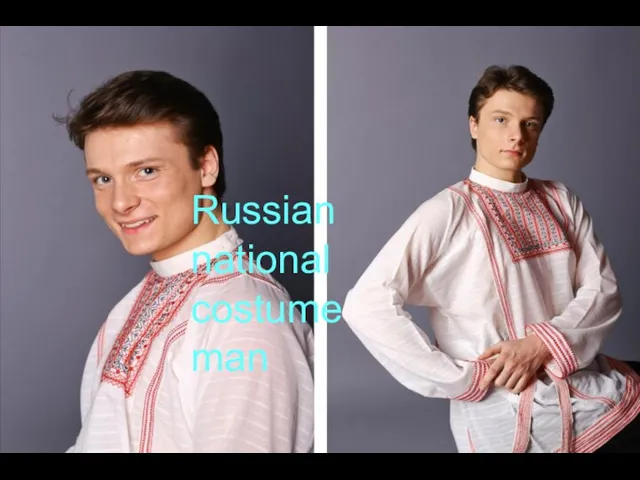 Russian national costume man