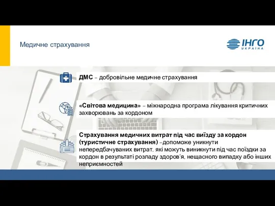 Медичне страхування ДМС – добровільне медичне страхування «Світова медицина» –