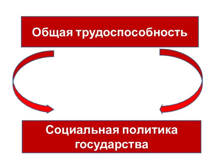 Общая трудоспособность Социальная политика государства