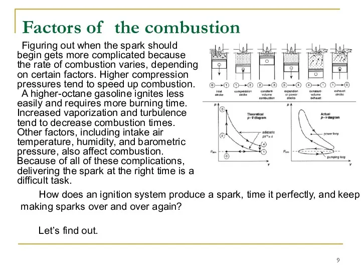 Figuring out when the spark should begin gets more complicated