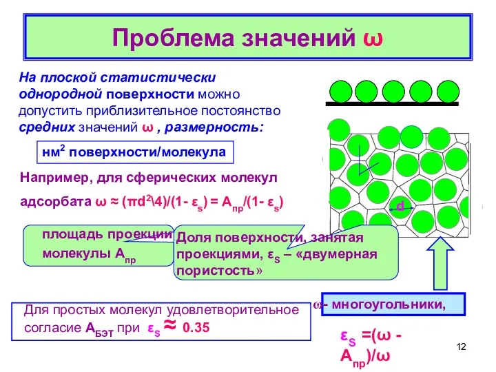 Проблема значений ω