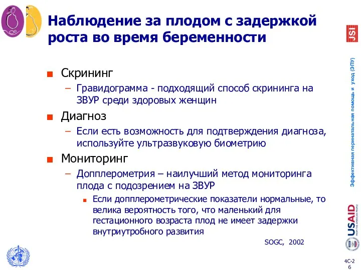 Наблюдение за плодом с задержкой роста во время беременности Скрининг