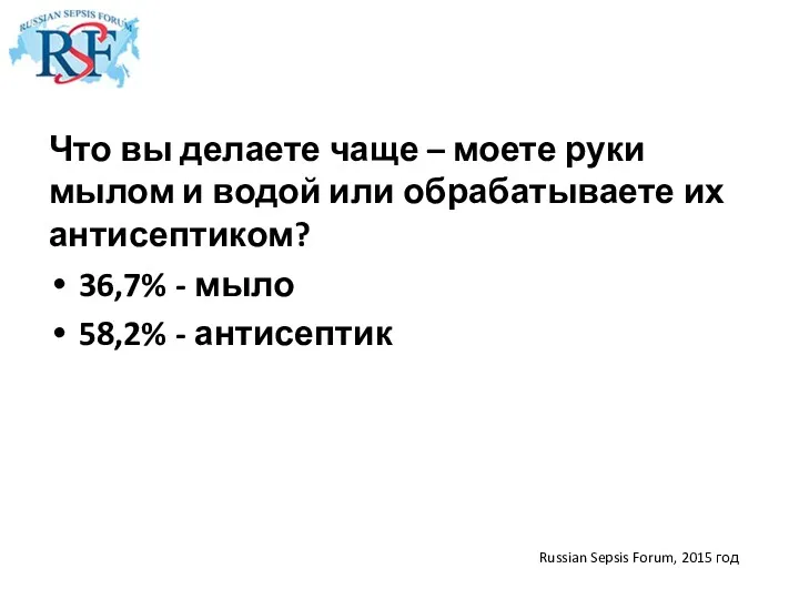 Что вы делаете чаще – моете руки мылом и водой