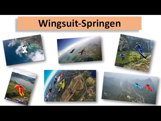Wingsuit-Springen