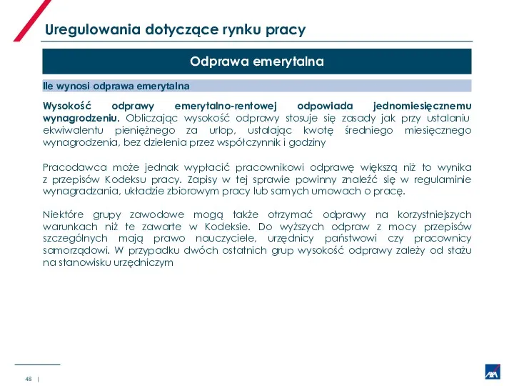 Odprawa emerytalna Uregulowania dotyczące rynku pracy Ile wynosi odprawa emerytalna