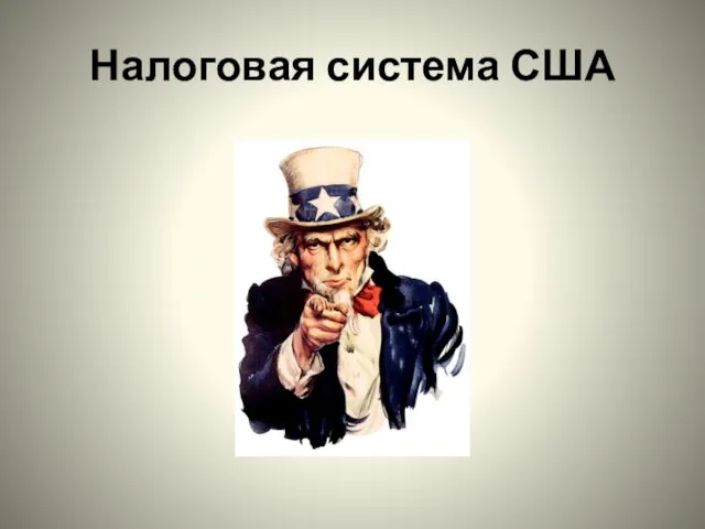 Налоговая система США