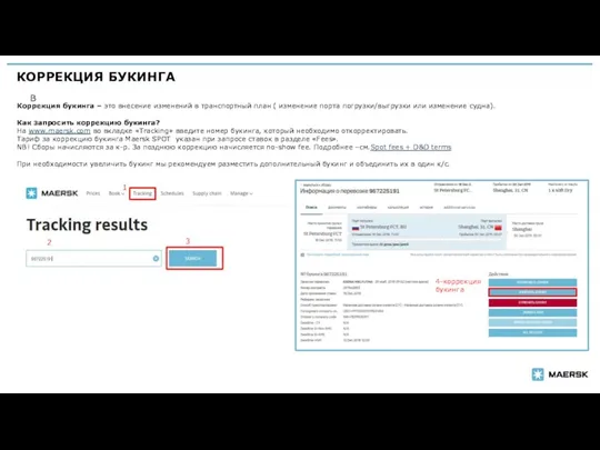 В КОРРЕКЦИЯ БУКИНГА Коррекция букинга – это внесение изменений в