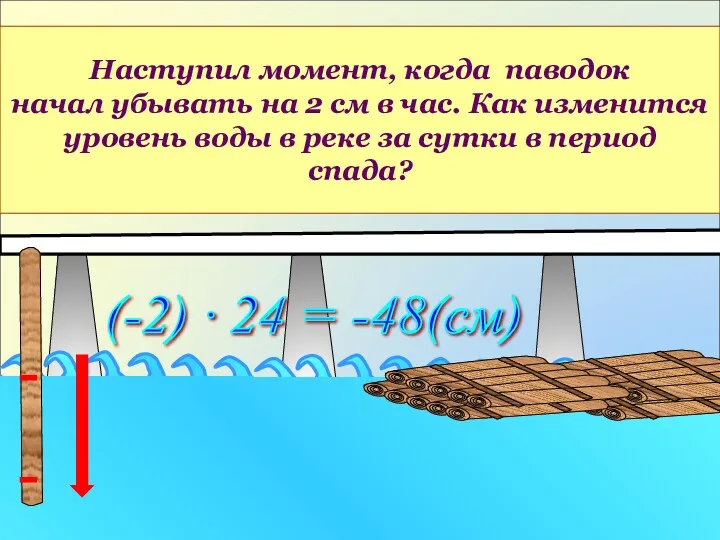 Наступил момент, когда паводок начал убывать на 2 см в
