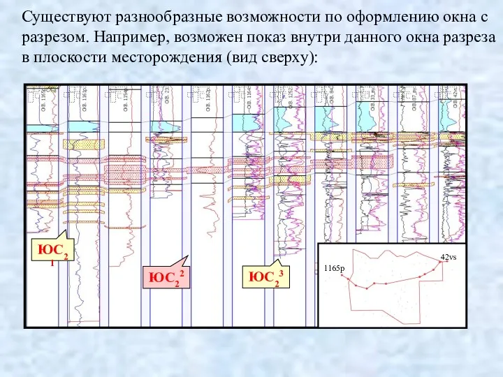 Существуют разнообразные возможности по оформлению окна с разрезом. Например, возможен