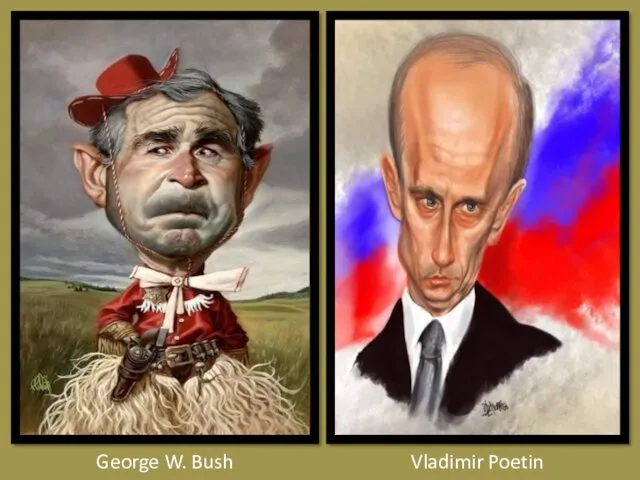 George W. Bush Vladimir Poetin