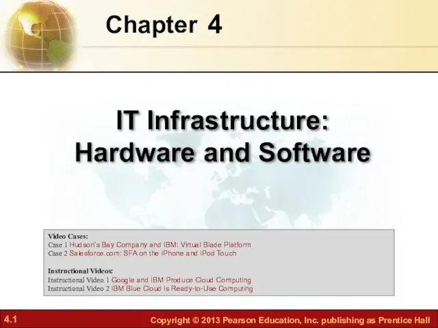 Chapter 4. IТ infrastructure. Hardware and software