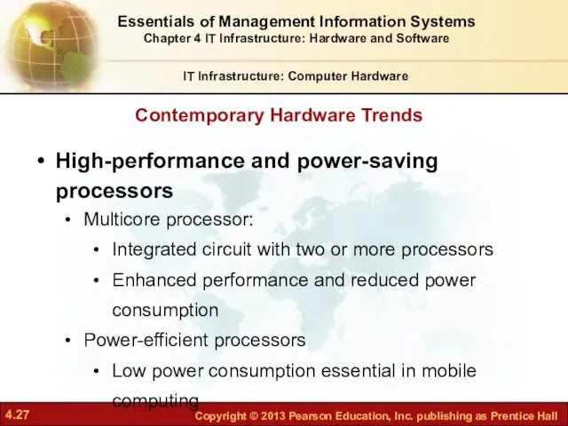 Contemporary Hardware Trends IT Infrastructure: Computer Hardware High-performance and power-saving