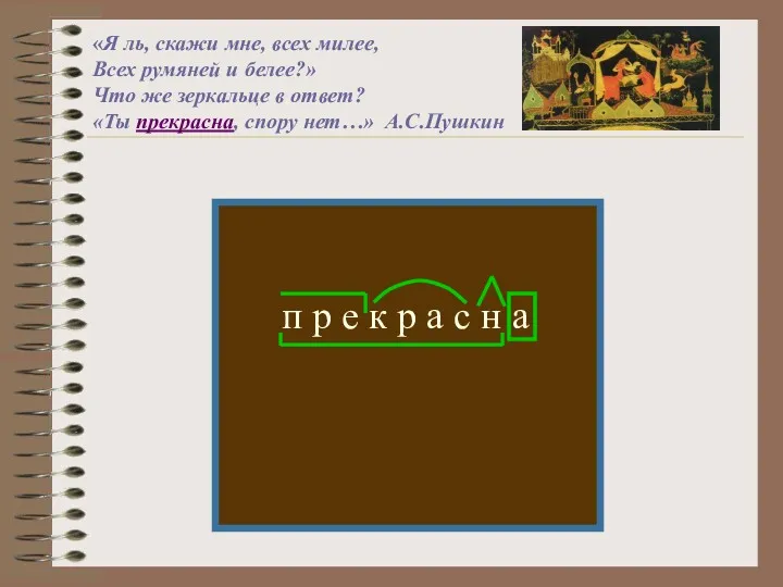 «Я ль, скажи мне, всех милее, Всех румяней и белее?»