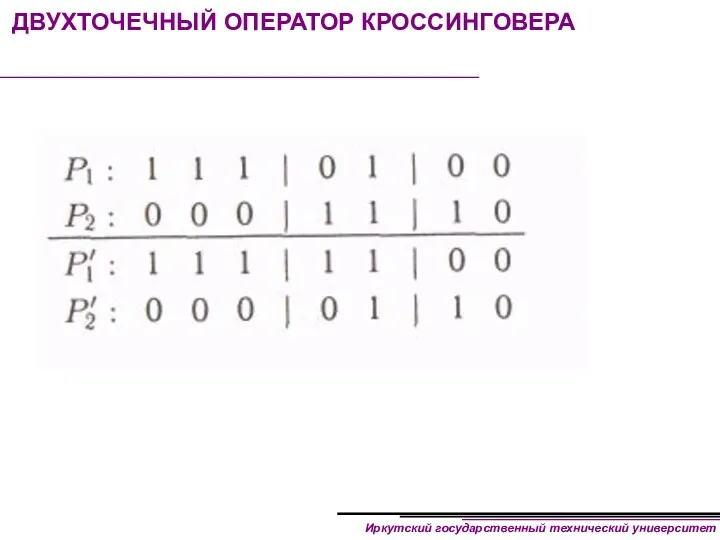 ДВУХТОЧЕЧНЫЙ ОПЕРАТОР КРОССИНГОВЕРА