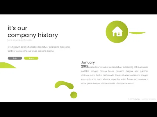 © 2019 mumo – creative template it’s our company history