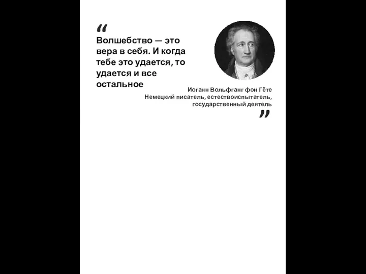 Размер шапки карточки “ Волшебство — это вера в себя.