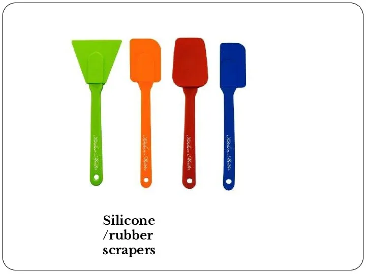 Silicone /rubber scrapers