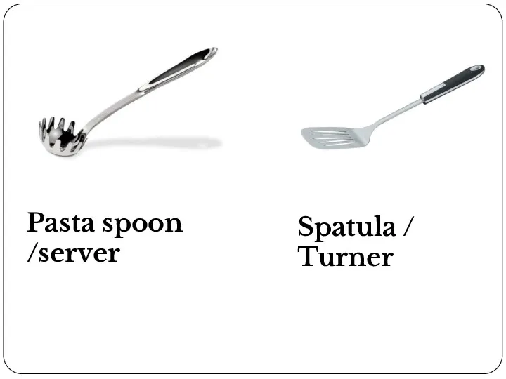 Pasta spoon /server Spatula / Turner