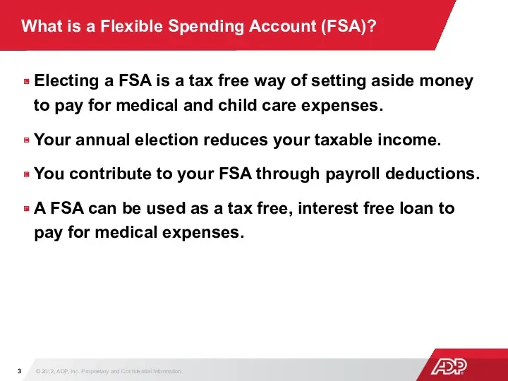What is a Flexible Spending Account (FSA)? Electing a FSA