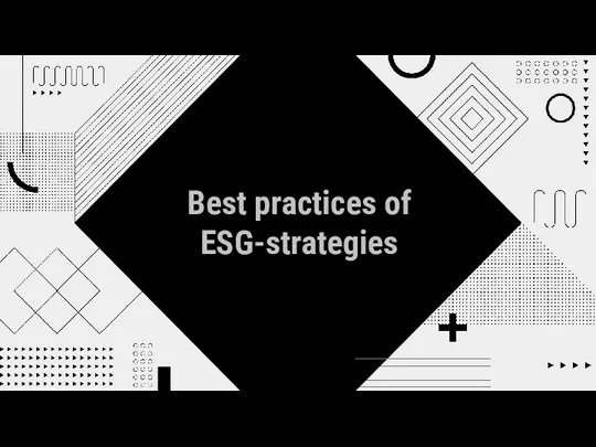 Best practices of ESG-strategies