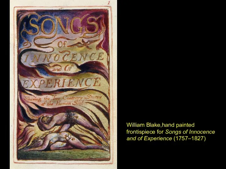 William Blake,hand painted frontispiece for Songs of Innocence and of Experience (1757–1827)