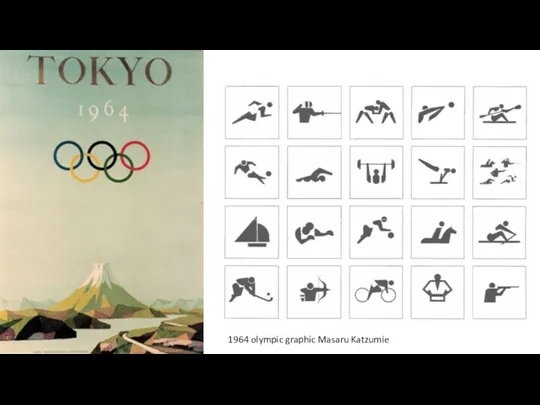 1964 olympic graphic Masaru Katzumie